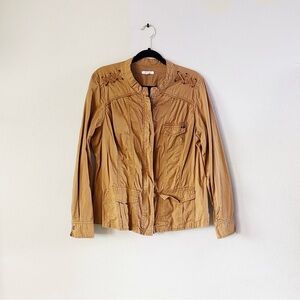 Maurice’s Cotton‎ Caramel Brown Jacket